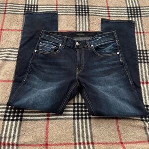 Silver Jean Men’s Allan Classic Straight Indigo Denim Jeans - Size 32 X 30